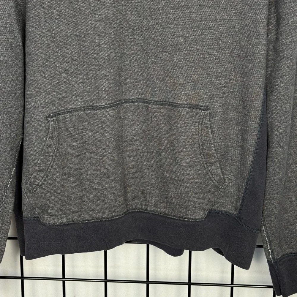 J. Crew Shawl‎ Collar Sweatshirt Mens XL Gray French Terry Vintage Fleece READ